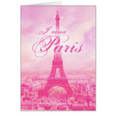 Pink Vintage Eiffel Tower (Front)