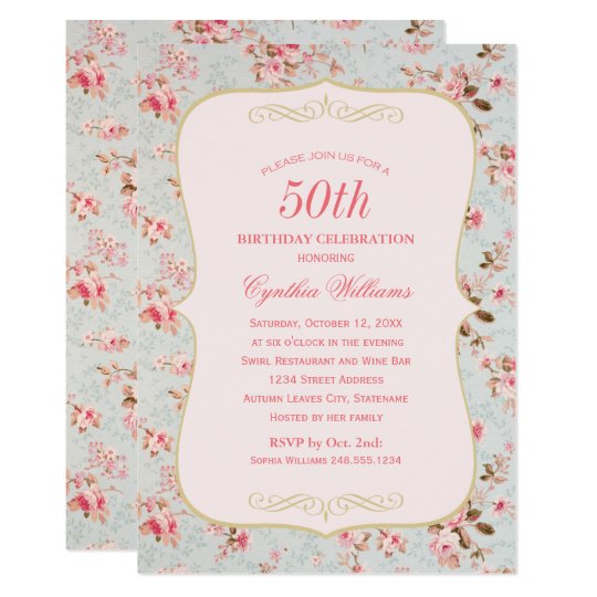Garden Party Invitations