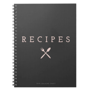 Pink Vintage Kitchen Companion Notebook