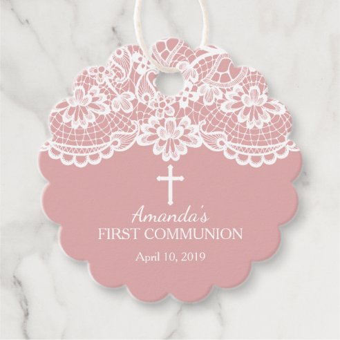 First Communion Favor Tags | Zazzle