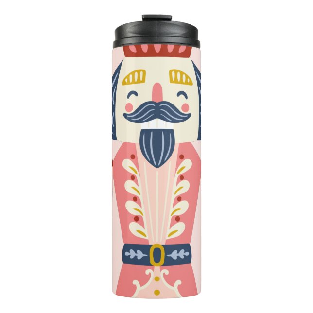 Pink Vintage Nutcracker  Thermal Tumbler (Front)