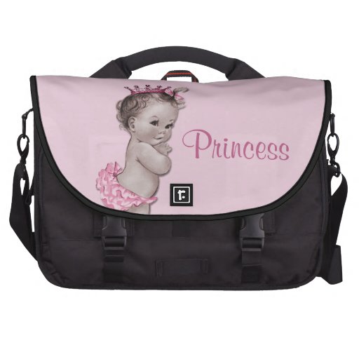 Pink Vintage Princess Baby Diaper Bag Commuter Bags | Zazzle