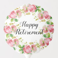 Pink vintage roses - Happy Retirement