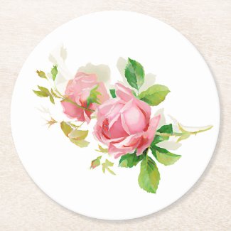 Pink vintage roses