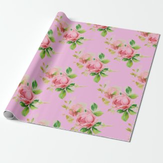 Pink vintage roses