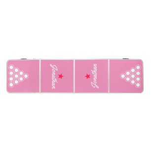 Pink Vintage Star Signature Beer Pong Table