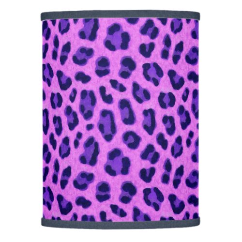 Pink Violet Leopard Animal Print Skin Pattern  Lamp Shade