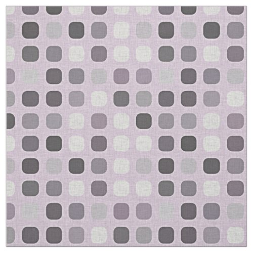 Pink Violet Purple Square Art Pattern Fabric