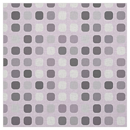 Pink Violet Purple Square Art Pattern Fabric