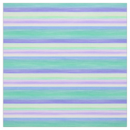 Pink Violet Purple Turquoise Blue Stripes Pattern Fabric