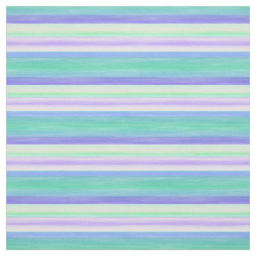 Pink Violet Purple Turquoise Blue Stripes Pattern Fabric