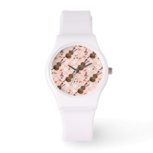 Pink Violin Watch