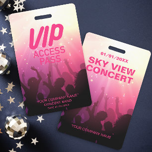 Pink VIP All Access Concert Badge