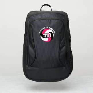 Pink Volleyball Backpack Player Team Teen Girls