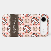 Pink Volleyball iPod Touch Case Mate (Back (Horizontal))
