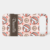 Pink Volleyball iPod Touch Case Mate (Back (Horizontal))