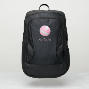 Pink Volleyball Personalized   Port Authority® Backpack