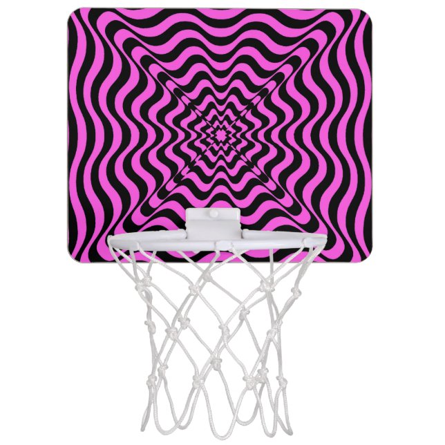 Pink Vortex Mini Basketball Hoop (Front)