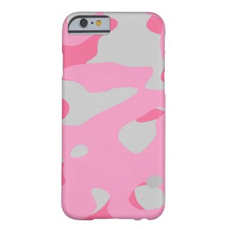 Pink Warrior Camouflage Barely There iPhone 6 Case