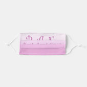 Pink Washable Social Distancing Best Aunt Adult Cloth Face Mask (Front, Folded)