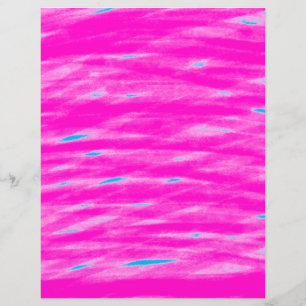 Pink Water Color Paint Strokes Scrapbooking Paper