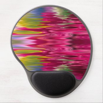 Pink Water Custom Personalize Gel Mouse Pad by Designs_Accessorize at Zazzle