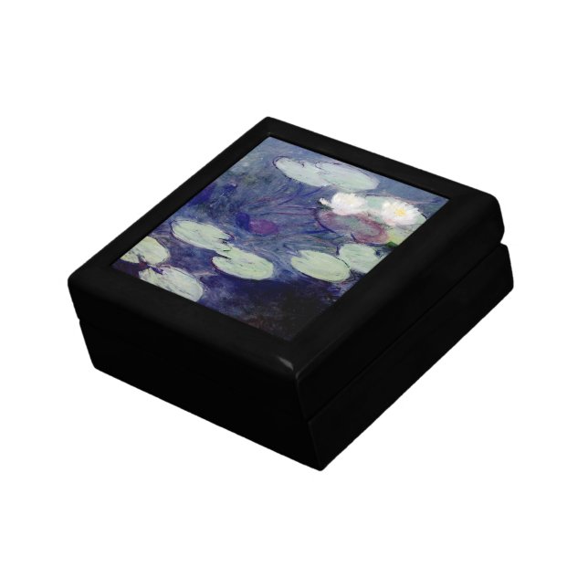 Pink Water-Lilies: 1897-99 by Monet Keepsake Box (Side)