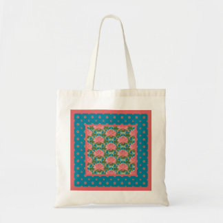 Pink Water Lilies, Dragonflies: Budget Tote Bag