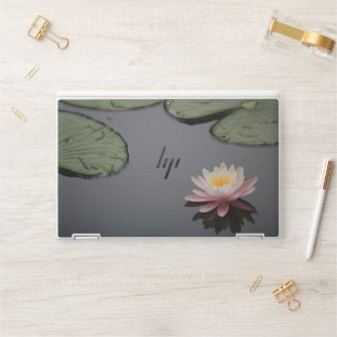 Pink Water Lily Photograph  HP Laptop Skin