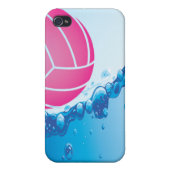 Pink Water Polo Ball iPhone 4 Case (Back)