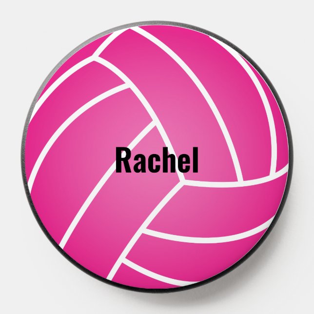 Pink Water polo ball phone grip (Popsocket)
