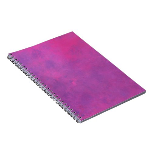 Pink Watercolor Abstract Texture Notebook