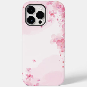 Pink Watercolor Aesthetic Case-Mate iPhone 14 Pro Max Case