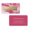 Pink Watercolor and Gold Faux Foil