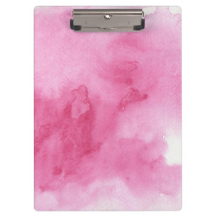pink watercolor background for your clipboard