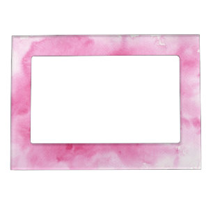 pink watercolor background for your magnetic frame