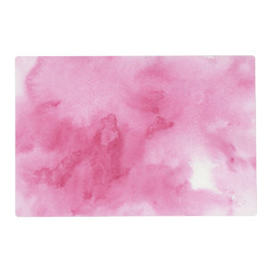 pink watercolor background for your placemat