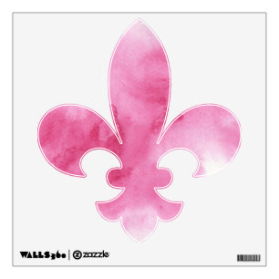 pink watercolor background for your wall sticker