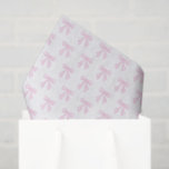 Pink watercolor Bow Tissue Paper<br><div class="desc">Wrap those gifts with meaning!</div>