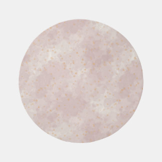 Pink Watercolor Clouds & Stars Nursery/ Festive Rug