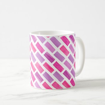 Pink Watercolor Coffee Mug by LittleBlackSubs at Zazzle