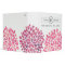 Pink Watercolor Dahlias Wedding Planner Binder