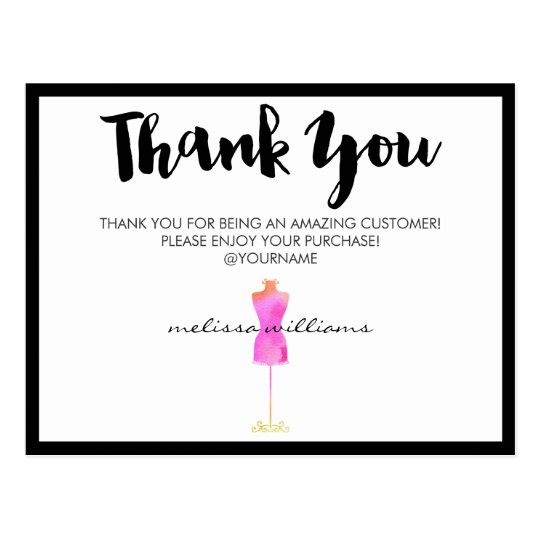 Pink Watercolor Dress Mannequin Poshmark Thank You ...