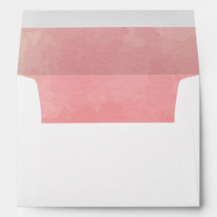 Pink Watercolor Envelope