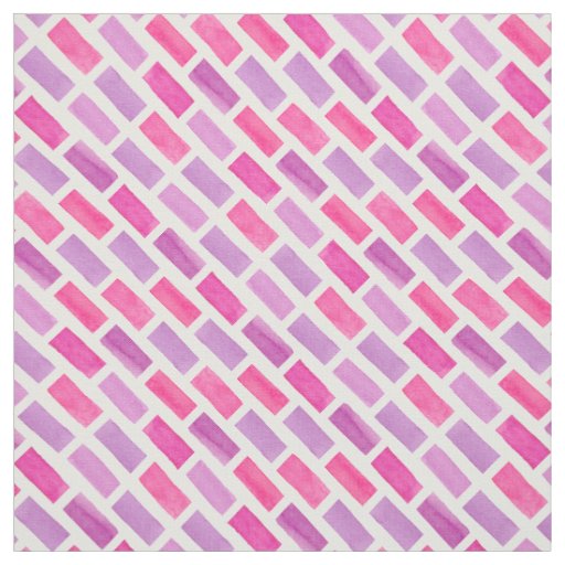 Pink Watercolor Fabric