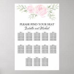 Find Your Seat Wedding Seating Chart – iCustomLabel