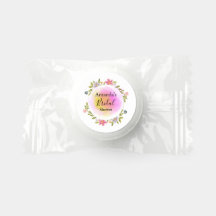 Pink Watercolor Floral Bridal Shower