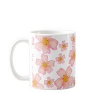 Pink Watercolor Floral Pattern