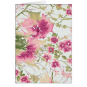 Pink Watercolor Flowers (Front)