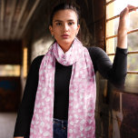 Pink Watercolor Flowers Floral Scarf<br><div class="desc">Pink Watercolor Flowers Floral Scarf</div>